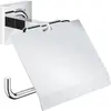 Image de Grohe, Dérouleur de papier toilette, Start Cube QuickFix distributeur de papier toilette, avec couvercle, adhésif, chromé