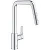 Image de Robinet de cuisine avec douchette GROHE Start bec haut chromé 2 jets