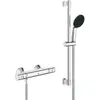 Image de Grohe, Robinetterie de salle de bains, Robinet de douche thermostatique Precision Start QuickFix et kit de barre de douche Vitalio Start