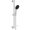 Image de Ensemble De Douche Avec Pommeau 2 Jets, Barre 60Cm, Flexible Et Tablette- Grohe Vitalio Start 110 26952001 - Economie D'Eau - Chromé