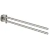 Image de Grohe, Porte-serviettes + crochets pour serviettes, Start QuickFix porte-serviettes, 2 bras, adhésif, supersteel
