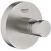 Image de Grohe, Porte-serviettes + crochets pour serviettes, Start QuickFix Crochet pour peignoir de bain, adhésif, supersteel