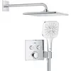 Image de Grohe, Système de douche, Système de douche encastré Precision SmartControl avec Vitalio Rain Mono 310 Cube (1 jet) et Vitali
