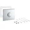 Image de Grohe, Plaque de déclenchement, Plaque d'actionnement de remplacement pour patins, montage vertical et horizontal, actionnement à 2