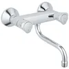Image de Mélangeur d'évier COSTA L mural bec pivotant - GROHE - 31187001