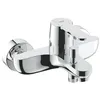 Image de Mitigeur monocommande bain douche Get, montage mural, raccord fileté pour flexible en 1/2, rosaces métal incluses, 32887000