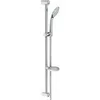 Image de GROHE Douchette 2 jets Euphoria chrome avec support et porte savon