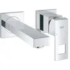 Image de GROHE Façade Mitigeur EUROCUBE 2 trous lavabo taille S saillie 171 Chromé