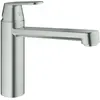 Image de Grohe, Robinetterie de cuisine, Robinet de cuisine avec mitigeur Eurosmart Cosmopolitan supersteel mat 30193