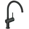 Image de Grohe, Robinetterie de cuisine, Robinet de cuisine avec mitigeur Minta noir mat 32917