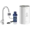 Image de Grohe, Robinetterie de cuisine, Robinet de cuisine avec fonction filtre et eau bouillante GROHE Red Mono chrome brillant 30085001