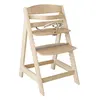 Image de Chaise Haute Évolutive Sit Up III en Bois - ROBA - Réglable en Hauteur - Naturel