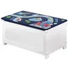 Image de roba Coffre de rangement pour jouets Racer Bleu 60x32x30 cm MDF