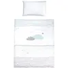 Image de Roba, Linge de lit pour enfants, Nuage heureux (100 x 135 cm, 40 x 60 cm)