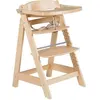 Image de Chaise haute évolutive - ROBA - SIT UP CLICK & FUN - Plateau repas amovible - Hauteur réglable - Jusqu'a 70 Kg - Bois Naturel