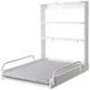 Image de Table à langer murale en bois blanc Roba + matelas à langer