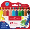 Image de Faber-Castell, Écriture + dessin, Crayon de cire Grippy (10x)