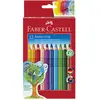 Image de Faber-Castell, Écriture + dessin, poignée jumbo (12x)