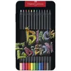 Image de FABER-CASTELL Crayon de couleur Black Edition, étui de 12