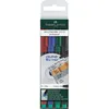 Image de FABER-CASTELL Marqueur permanent MULTIMARK F, étui de 4