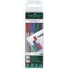 Image de Faber-Castell, Marqueur, Overhead Pen Multimark Non-Permanent (4x)