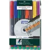 Image de FABER-CASTELL Marqueur permanent MULTIMARK M, étui de 8