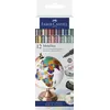 Image de Boîte de 12 Marqueurs Faber-Castell Couleurs métallisées