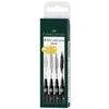 Image de Faber castell 167101 lot de 4 feutres à lencre de chine pitt artist pen (nuances de brun)