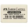 Image de FABER-CASTELL Gomme en caoutchouc 7041-20, blanc