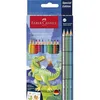 Image de FABER-CASTELL Crayon de couleur Colour GRIP Dino, 10+3