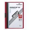 Image de Durable duraclip 60 chemise de présentation à clip bordeaux 220931