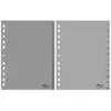 Image de Jeu intercalaire numérique a4 15 chiffres polypro gris durable 6524-10
