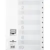 Image de Durable, Classeur : accessoires, Index A4 1-10, avec feuille d'index
