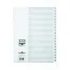 Image de Durable 616302 1 jeu de 20 intercalaires avec onglets imprimés a4 blanc 6163-02