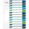 Image de Durable, Classeur : accessoires, Intercalaire A4 + 12 pcs. 1-12 onglets de couleur+trans. Forme.