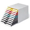 Image de Durable 763027 Module de classement Varicolor Mix 10 Tiroirs de H22 mm pour Documents A4, Folio, Enveloppes