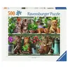 Image de Puzzle chats adorables dans le rack 500 pieces - Ravensburger