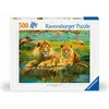 Image de Ravensburger Lions dans la savane (500 pièces)
