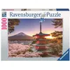 Image de Puzzle 1000 pièces Ravensburger Cerisiers en fleurs du Mont Fuji