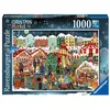 Image de Puzzle Ravensburger Le marché de Noël 1000 pièces