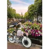 Image de Puzzle 1000 pièces : Vélo et fleurs à Amsterdam