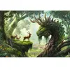 Image de Ravensburger puzzle du puzzle du walddrache eracht, 3000st.