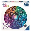 Image de Puzzle rond Ravensburger Astrologie Circle of Colors 500 pièces