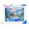Image de Ravensburger Rehe und Hirsche im Winter (1000 pièces)