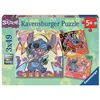 Image de Puzzle Ravensburger Jouer toute la journée Disney Stitch 147 pièces