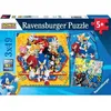 Image de Ravensburger-Puzzles 3x49 pieces - Les aventures de Sonic-4005555011330-A partir de 5 ans
