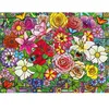 Image de Puzzle 100 pièces : Fleurs en vitrail