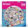 Image de Hello Kitty - Puzzle rond Hello Kitty and Friends (500 pièces)
