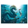 Image de Puzzle 1000 pieces Dragon, sirene et tortues des profondeurs, des 14 ans, Monstre, 12001434, Ravensburger
