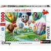 Image de Puzzle 1000 pièces Nathan Les Montgolfières Disney